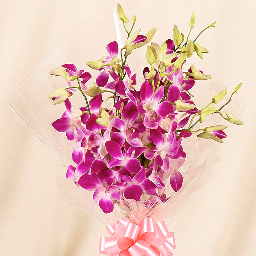 Six Royal Orchids Bunch