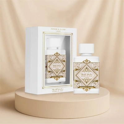 عطر بدائع العود الشرف والمجد للجنسين 100 مل من لطافة - عطر شرقي فاخر