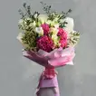 Hydrengea And Lillies Long Bouquet