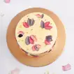 Elegant Purple & Pink Petals Chocolate Cake - Perfect for Celebrations
