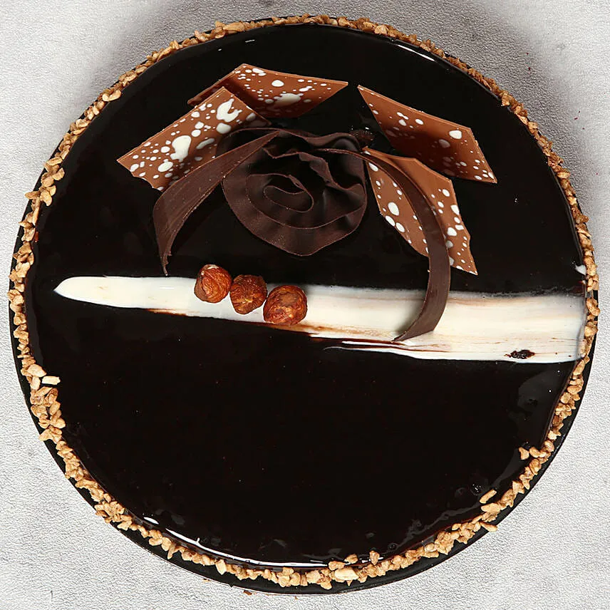 4 Portion Rose Noir Cake