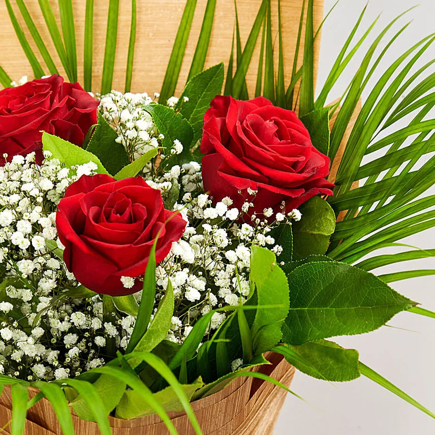 Magnificent Red Rose Bouquet