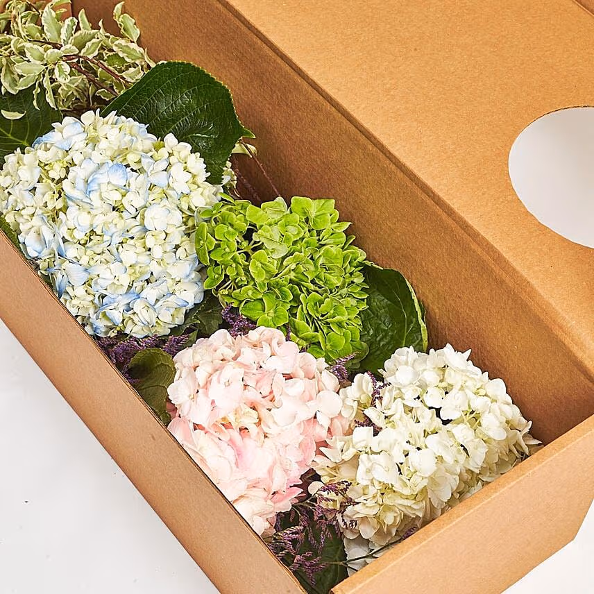 Premium Mixed Flowers Glass Vase