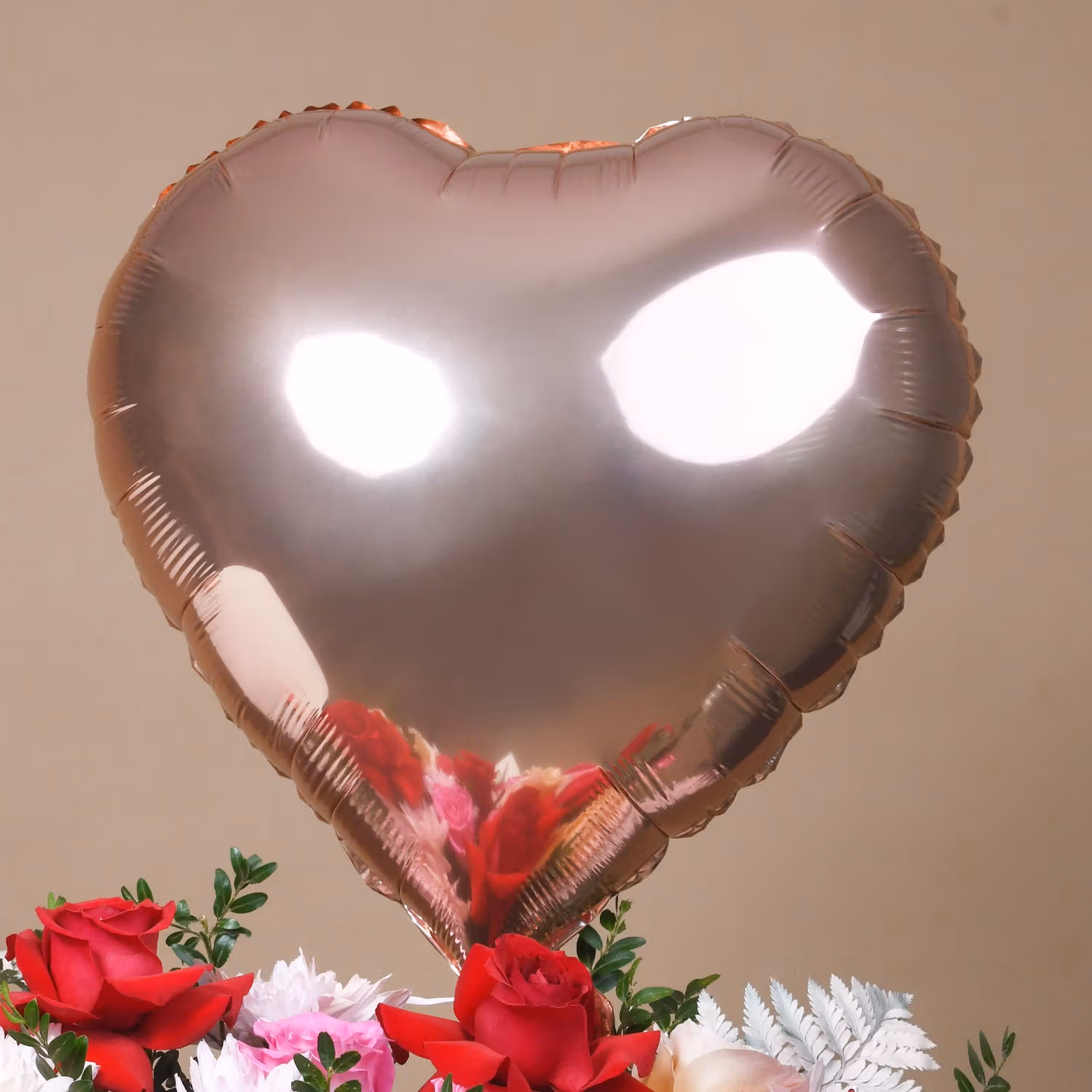 Beautiful Flowers with Balloon