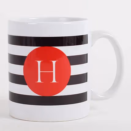 Personalised Striped Mug