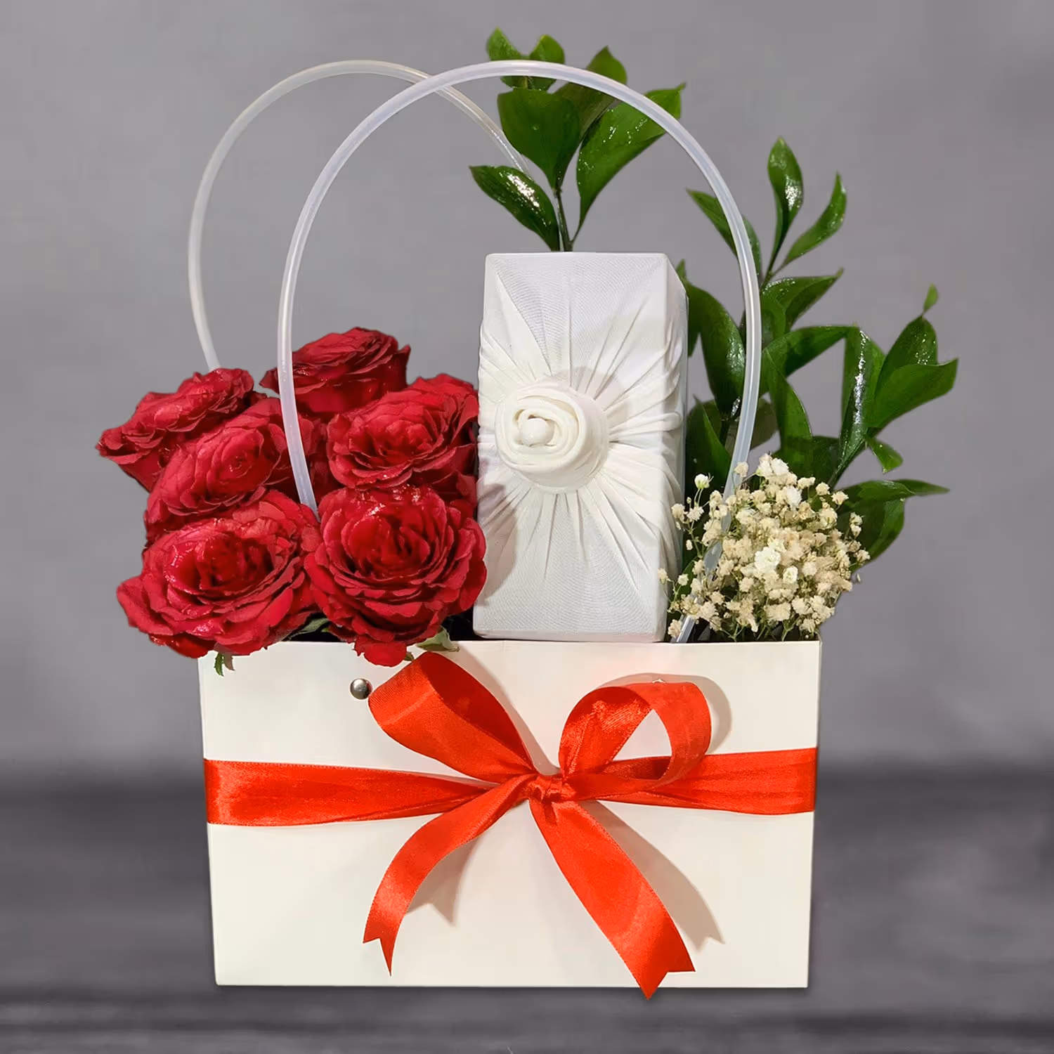 Red Roses With Crazy Love Perfume
