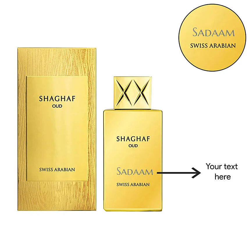 Shaghaf Oud 75Ml Edp By Swiss Arabian Personalised