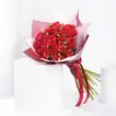 Elegant Valentine Red Spray Roses Bouquet - Bouquet