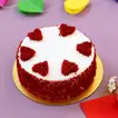 Red Hearts Velvet Cake - 1 Kg