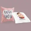 Romantic Love and Hug Cushion Combo - Perfect Gift for Loved Ones