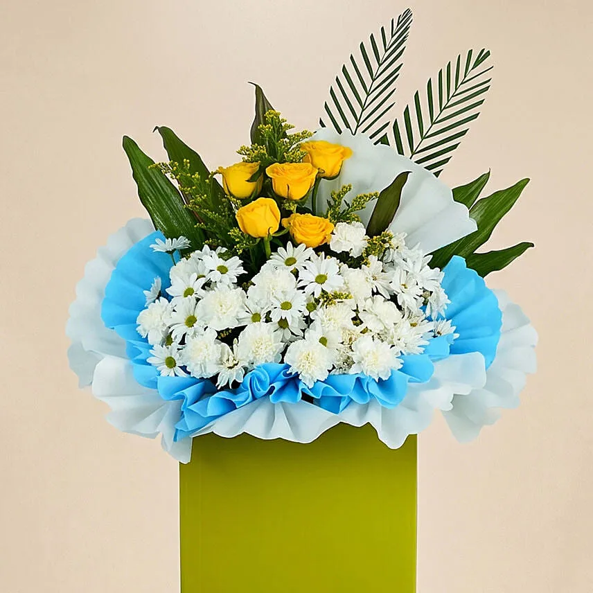 Peaceful Condolence Mixed Flowers