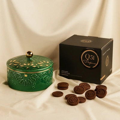 Green Bukhor Dream Oud - Luxurious Incense Set with 20 Pieces