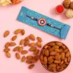 Captain America Superhero Rakhi for Kids with 100g Almonds - Perfect Raksha Bandhan Gift