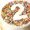Vibrant Confetti Celebration Cake - Perfect for Birthdays