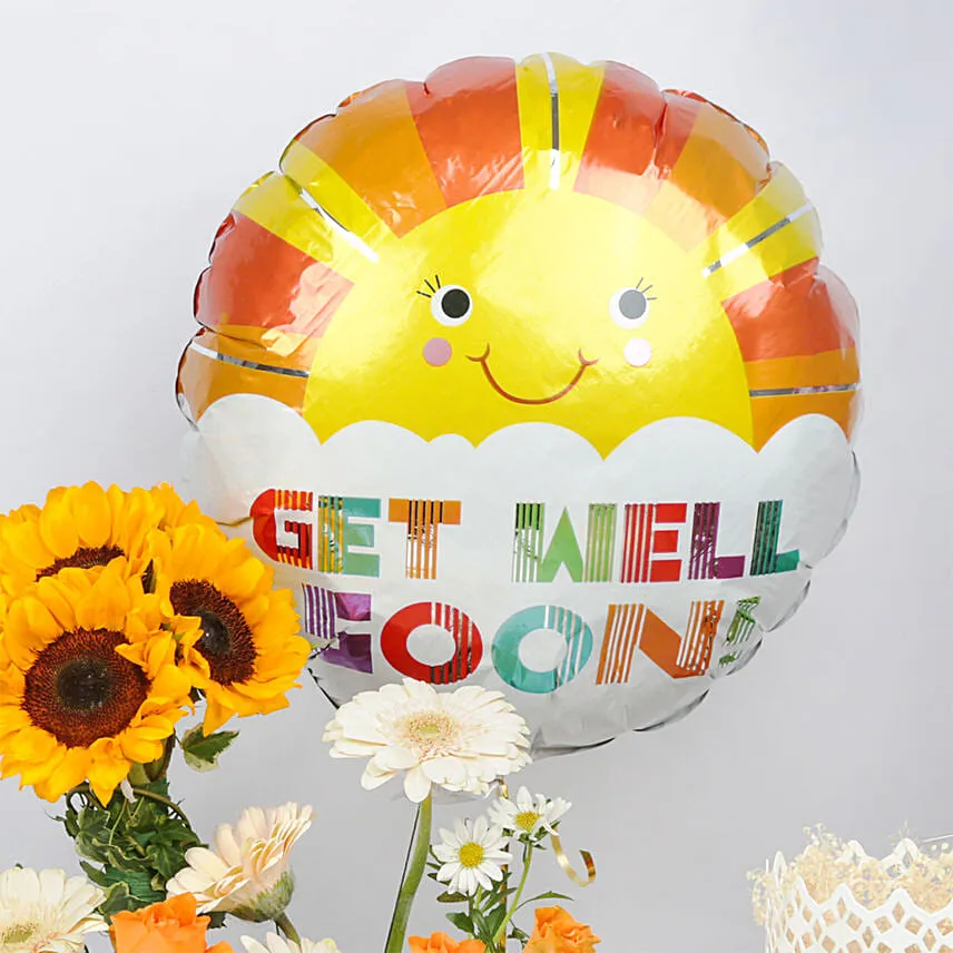 Sunflowers Shadow Get Well Soon
