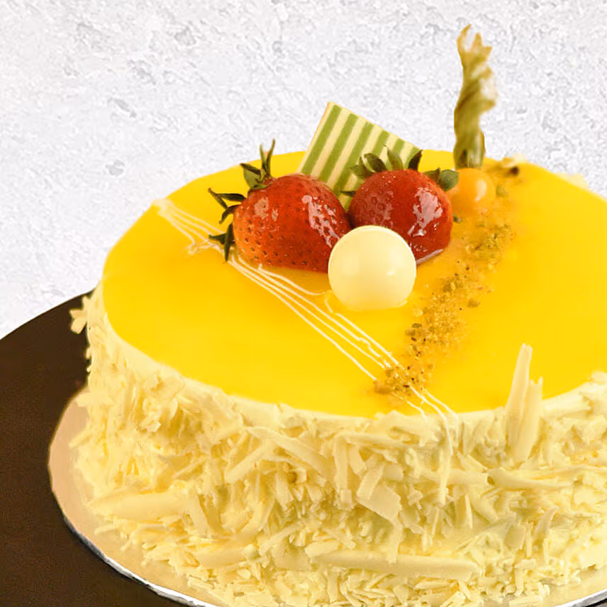 Fruity Mango Sponge Cake