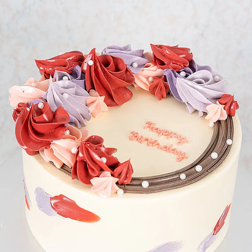 Rosetta Wreath Ondeh Ondeh Cake 8 inch