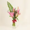 Grand Pink Petals Arrangement in a Vase