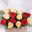 Luxurious Valentine's Day Sweet Roses Arrangement in Elegant Oval Box