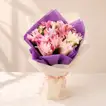 Alluring Pink Oriental Lilies Bouquet