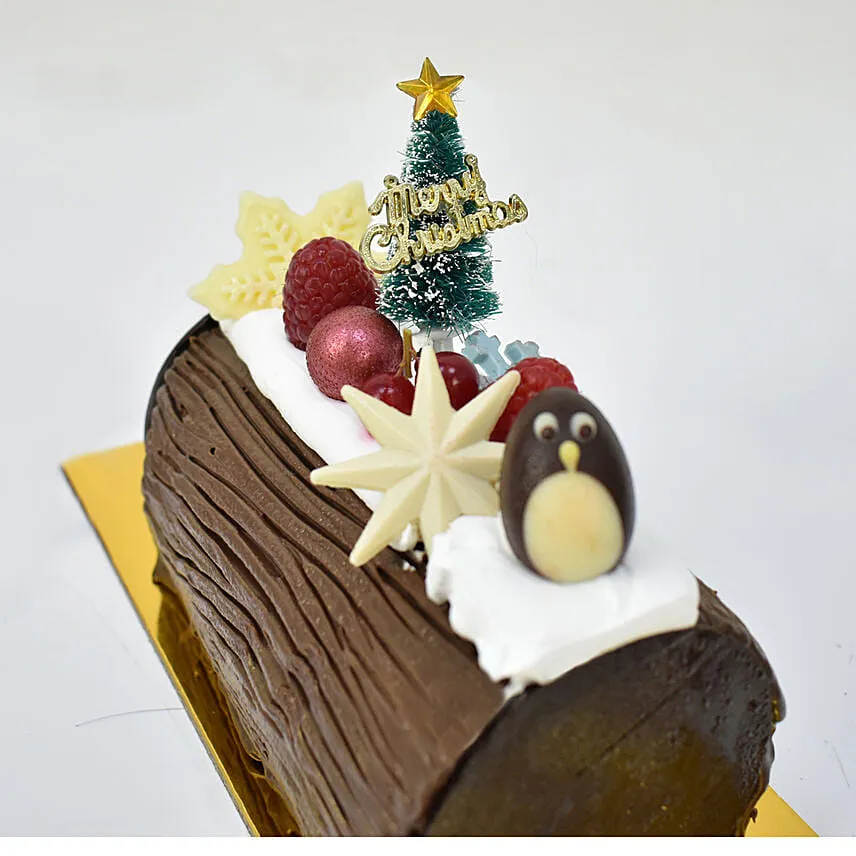 Chocolate 4 Portion Log Cake