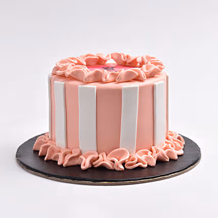 Elegant Pink Victoria's Secret Chocolate Cake - Perfect for Celebrations