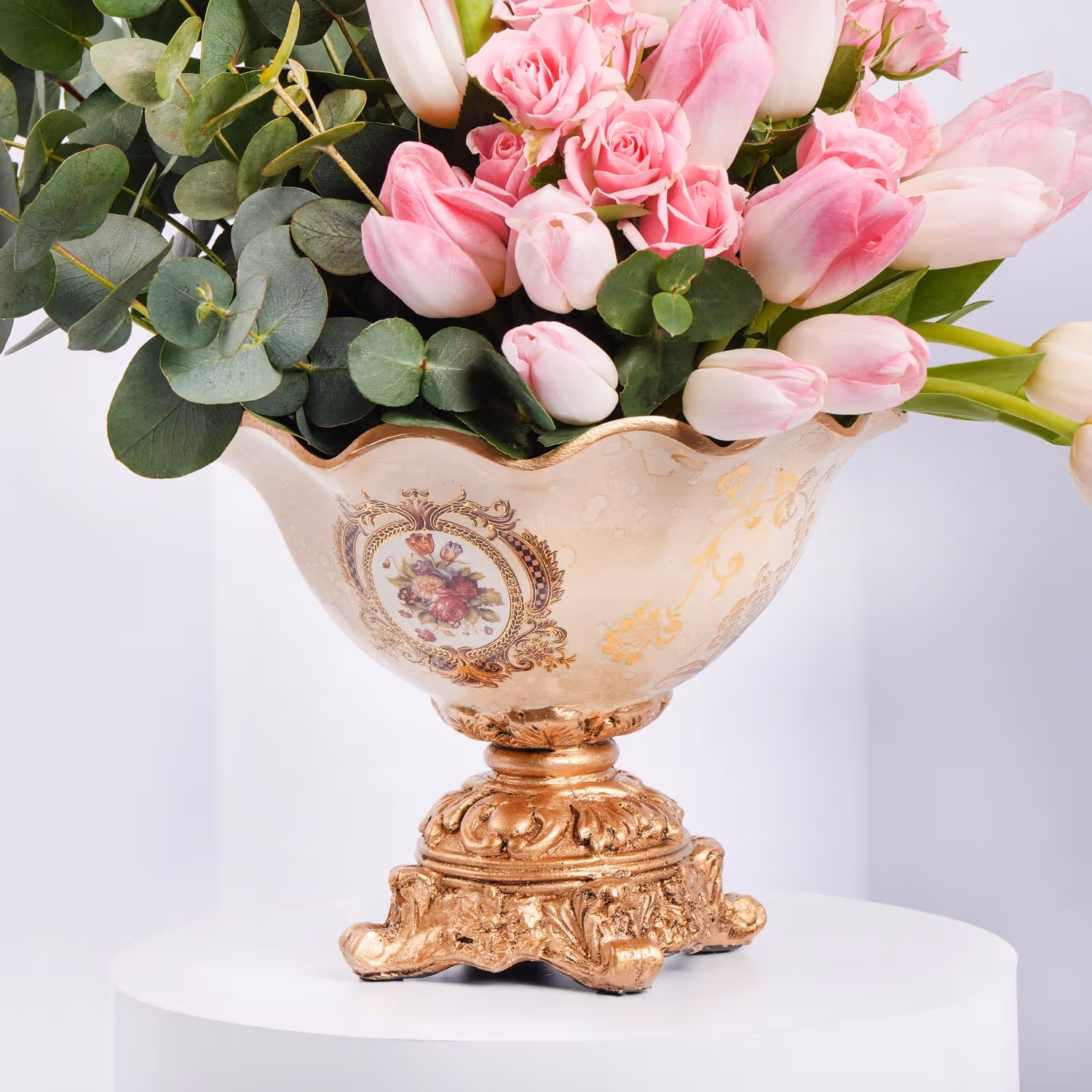Pink Tulips Arrangement