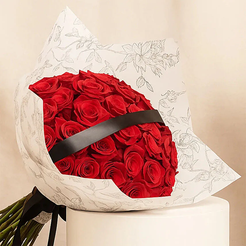 35 Red Roses Expression Bouquet for Vday