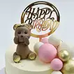 Charming Sweet Bear Hug Chocolate Cake - Perfect for Celebrations