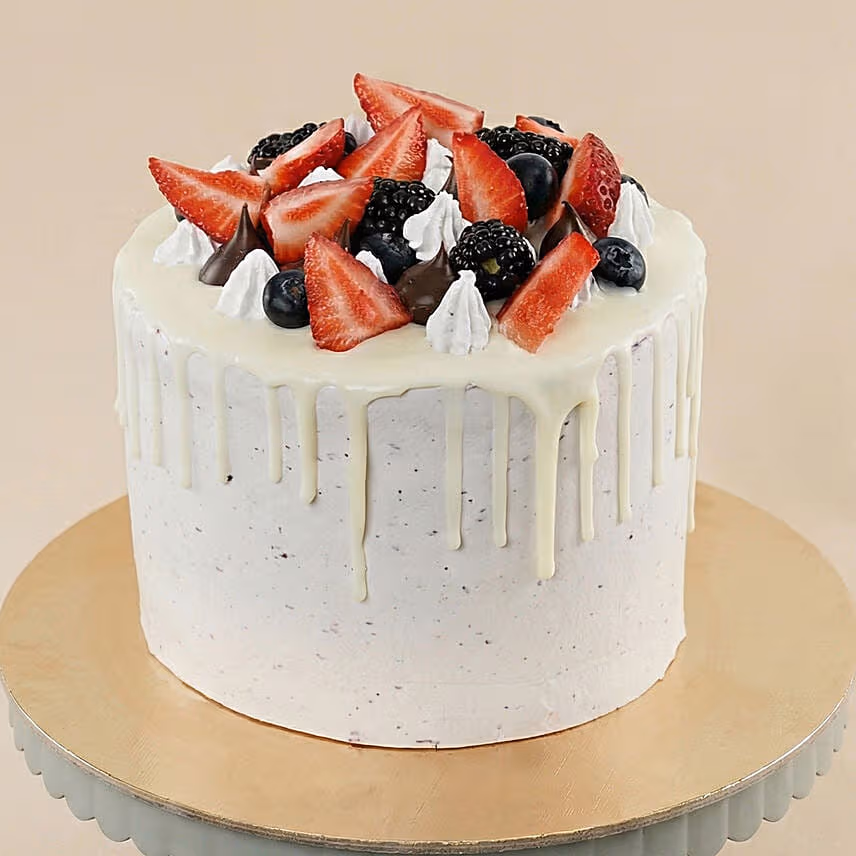 Mixed Berries Cake