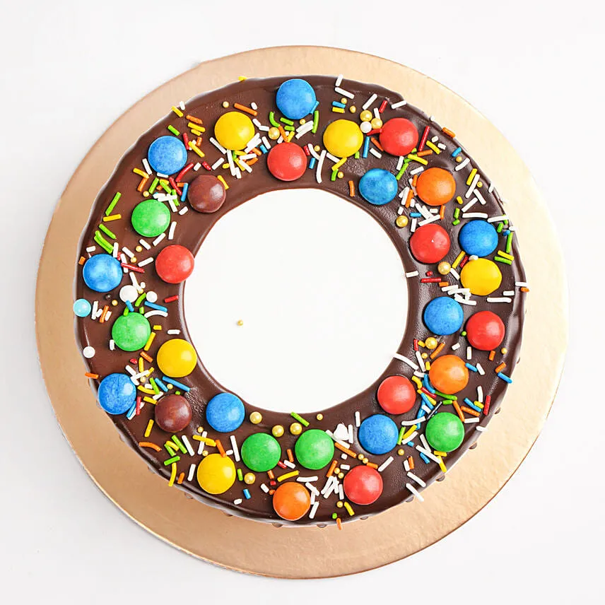Delicious M&M Cake 4 Portion
