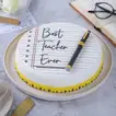 Best Teacher Ever Chocolate Fondant Cake - 1 Kg Celebration Delight