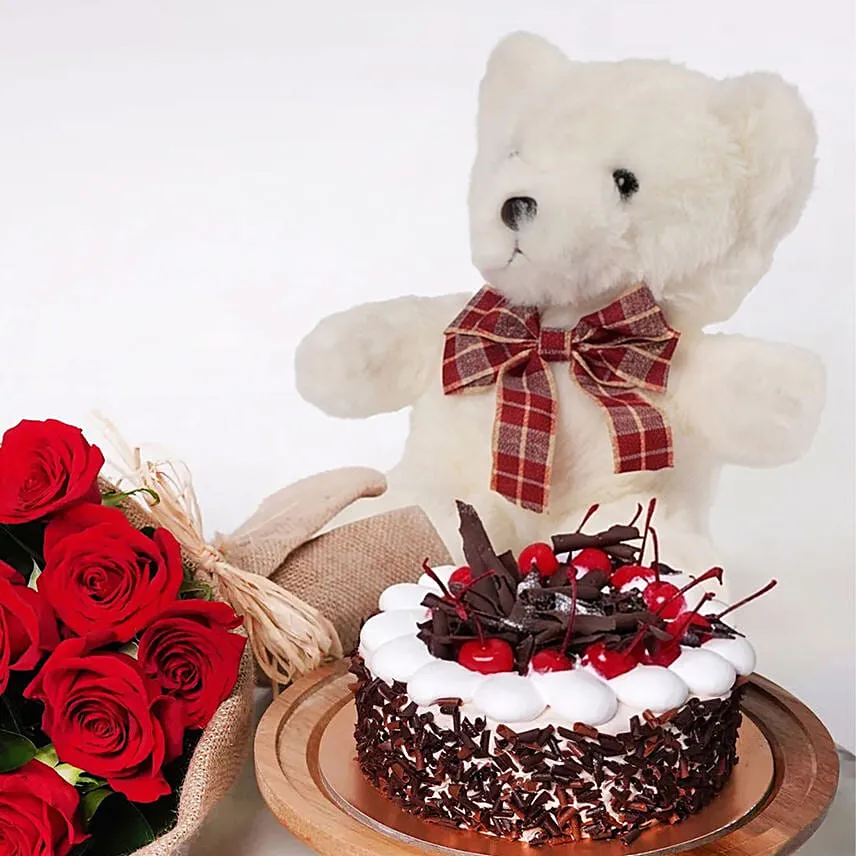 Red Roses Surprise Combo