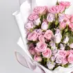 Elegant Purple and Pink Spray Rose Bouquet - Bouquet