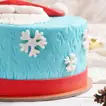 Festive Santa Fondant Chocolate Cake - Perfect Holiday Centerpiece