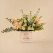 Elegant Eid Al Adha Floral Arrangement in Glass Vase