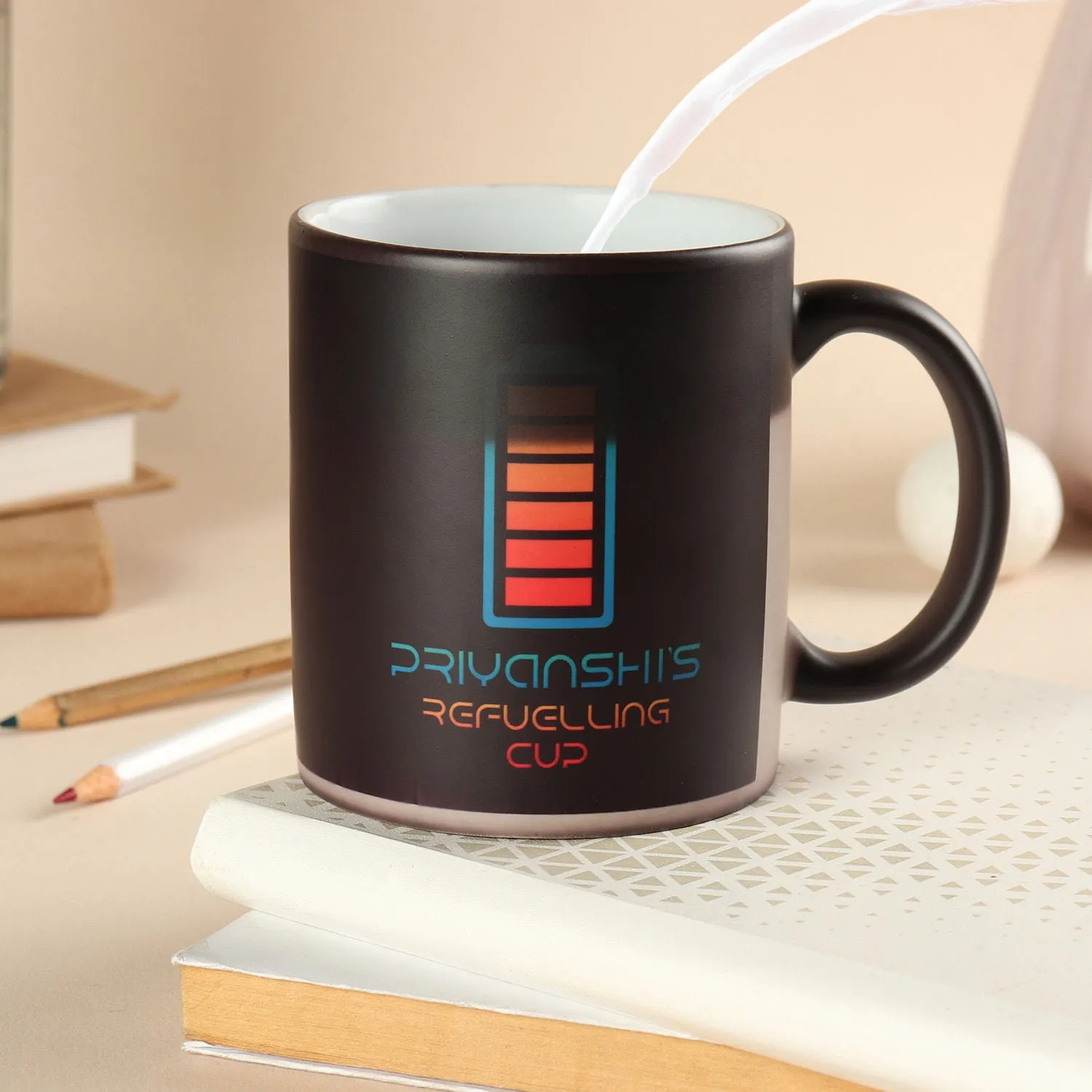 Personalized Refuelling Club Magic Mug - Reveal the Magic with Every Sip