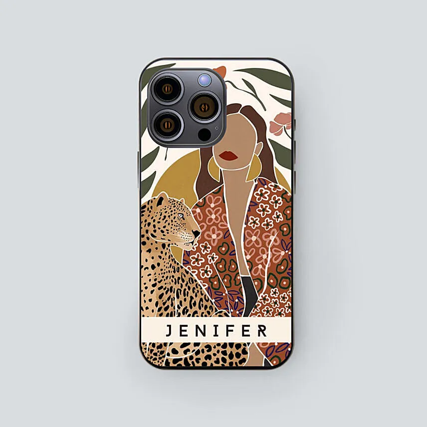Peronsolised Iphone 14 Plus Case Animal Print