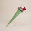 Elegant Bouquet of 3 Mixed Color Roses in Green Sleeve